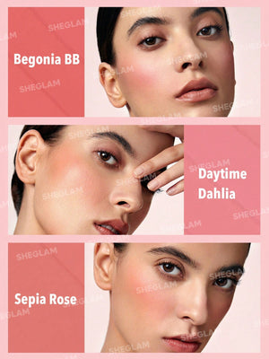 SHEGLAM Floral Flush Blush Palette 6-Color Pressed Powder - Negative Apparel