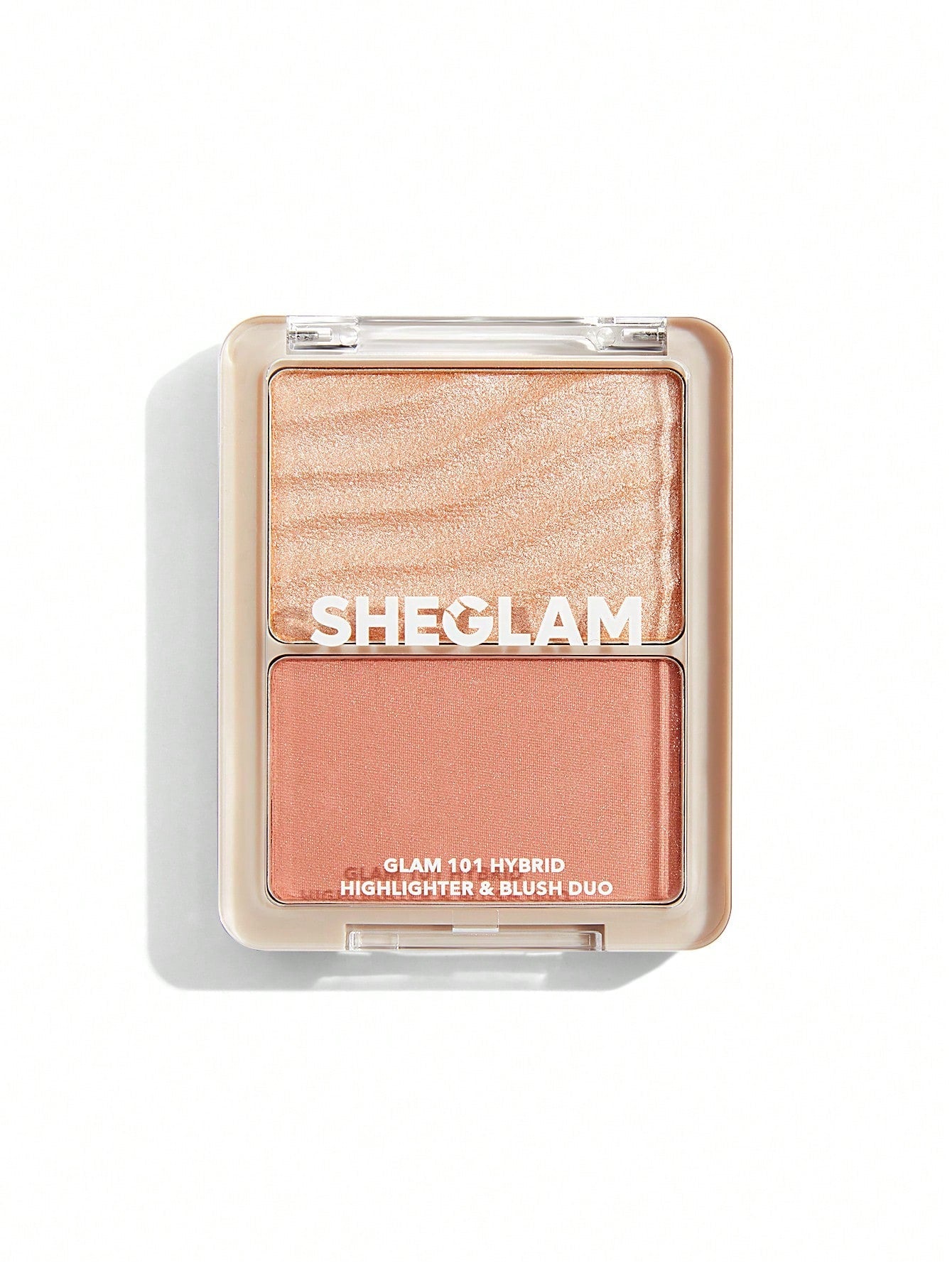 SHEGLAM Glam 101 Hybrid Highlighter & Blush Duo-Seville - Negative Apparel