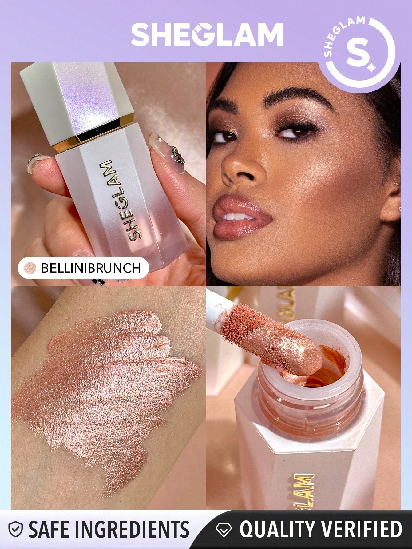 SHEGLAM Glow Bloom Liquid Highlighter - Negative Apparel