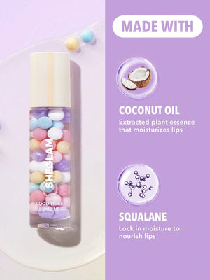 SHEGLAM Good Times Roll Ball Lip Oil - Clear Plumping Lip Care High Shine Finish Non Sticky - Negative Apparel