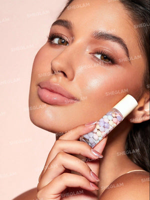 SHEGLAM Good Times Roll Ball Lip Oil - Clear Plumping Lip Care High Shine Finish Non Sticky - Negative Apparel