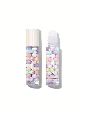 SHEGLAM Good Times Roll Ball Lip Oil - Clear Plumping Lip Care High Shine Finish Non Sticky - Negative Apparel