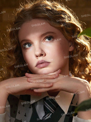 SHEGLAM Harry Potter™ Gifted Herbologist Glitter Lipstick Moisterizing Lip Glow Lip Balm Shiny Green Lip Care - Negative Apparel