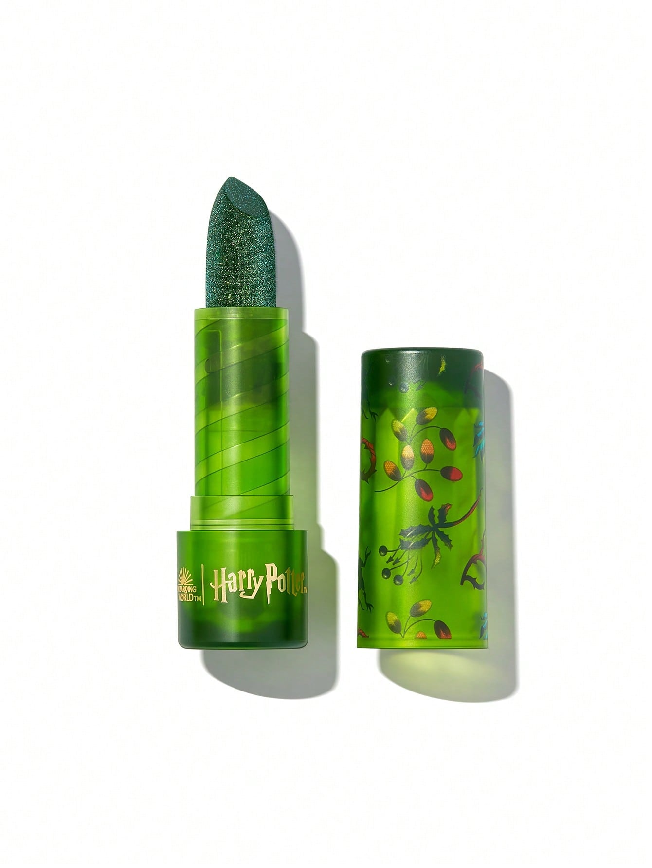 SHEGLAM Harry Potter™ Gifted Herbologist Glitter Lipstick Moisterizing Lip Glow Lip Balm Shiny Green Lip Care - Negative Apparel