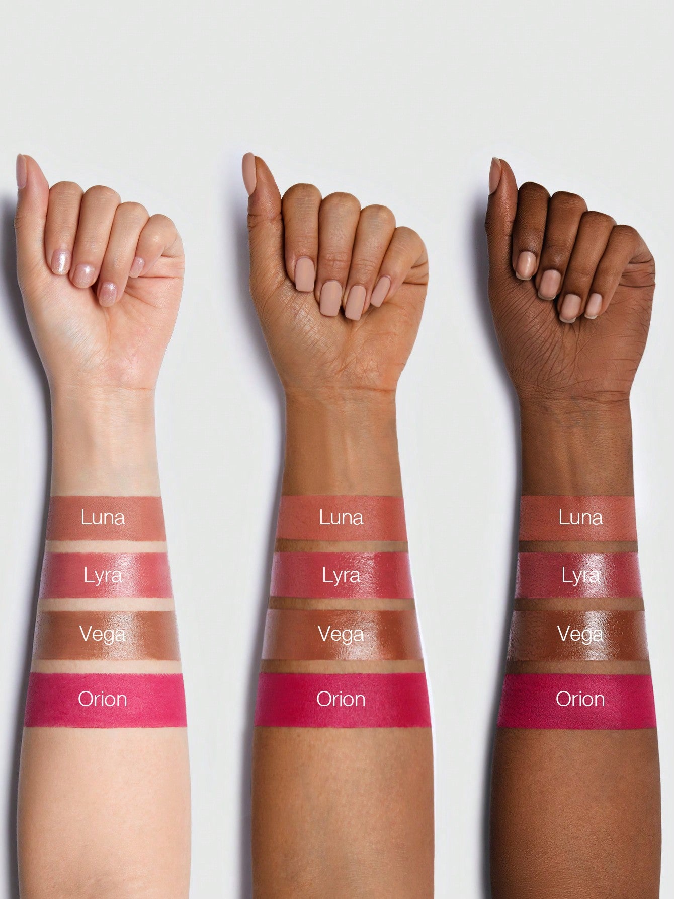 SHEGLAM Hi-Beam Mini Lipstick Set-Stella Set 4 In 1 Matte And Hydrating Nude Lipstick - Negative Apparel