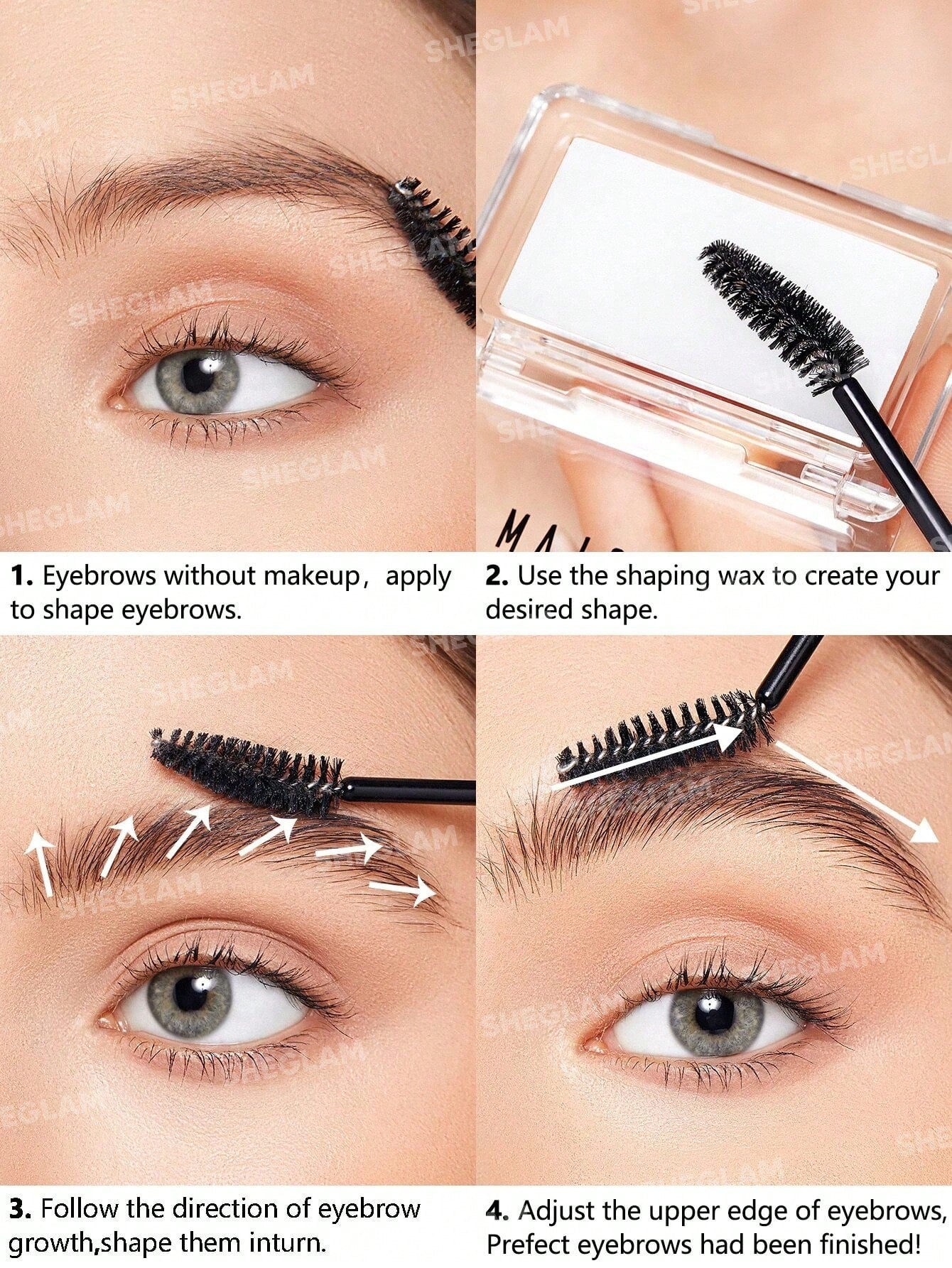 SHEGLAM Hi Brow Shaping Wax - Negative Apparel