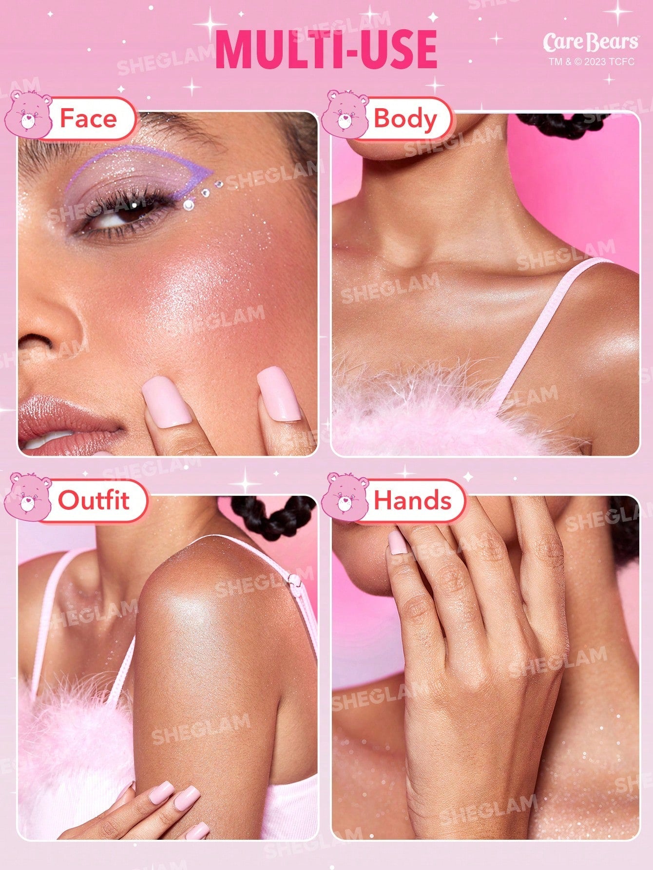 SHEGLAM Highlighting Puff Body & Dress Highlighting Puff - Negative Apparel