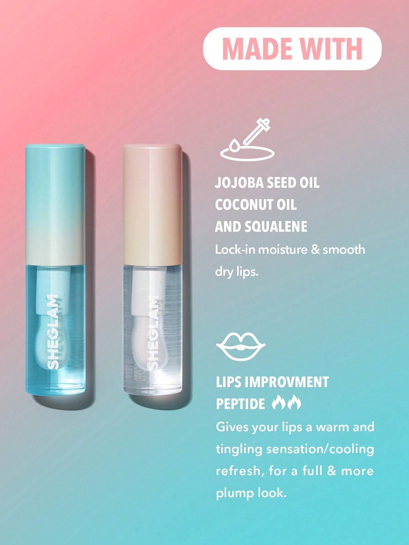 SHEGLAM Hot Goss Plumping Lip Gloss - Negative Apparel