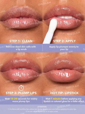 SHEGLAM Hot Goss Plumping Lip Gloss - Negative Apparel