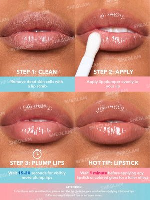 SHEGLAM Hot Goss Plumping Lip Gloss - Negative Apparel