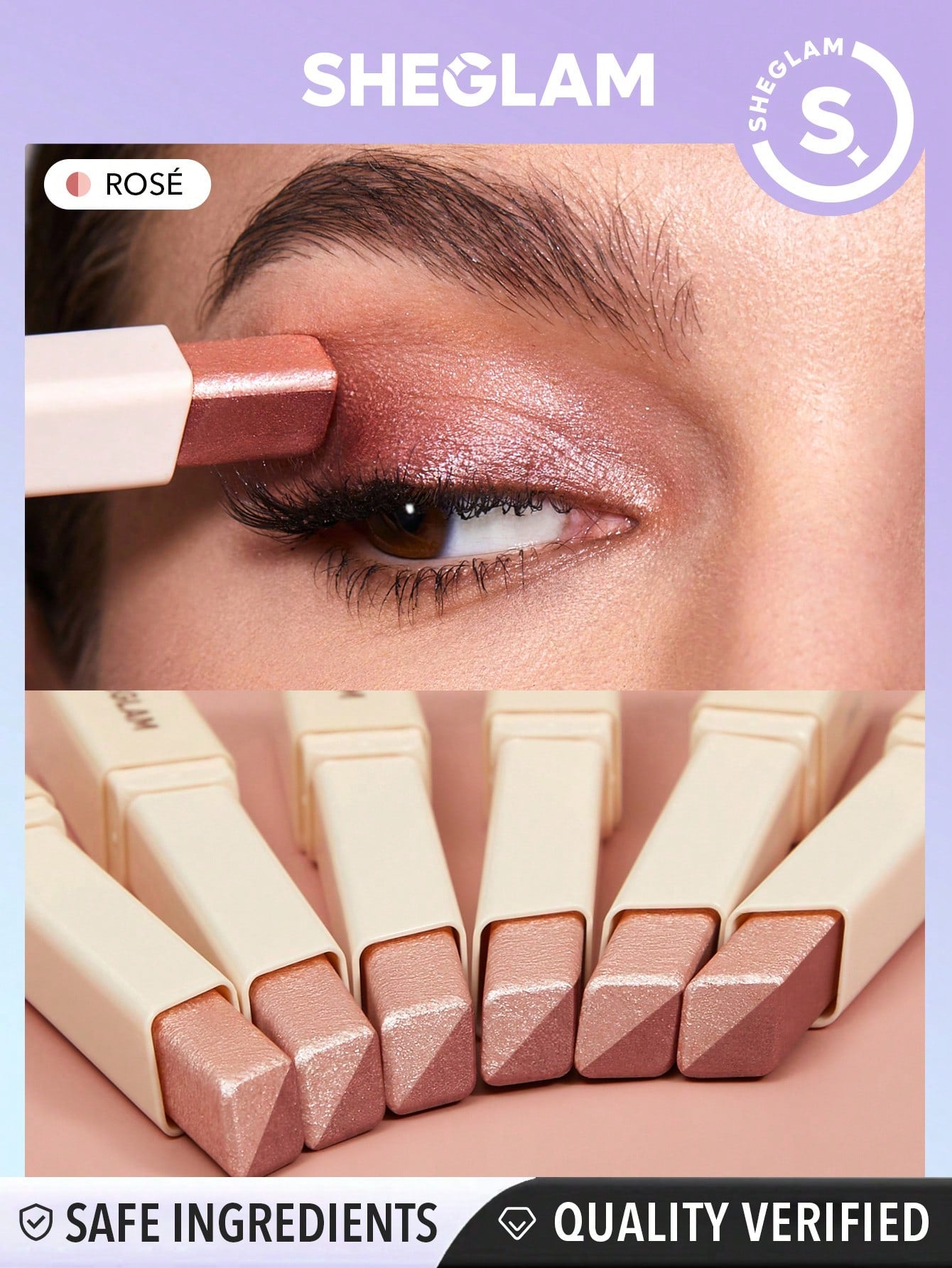 SHEGLAM InstaEyes Dual Tone Shadow Stick Negative Apparel