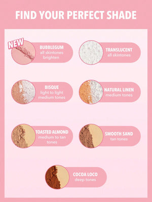 SHEGLAM Insta-Ready Face & Under Eye Setting Powder Duo-Bubblegum 2 In 1 - Negative Apparel