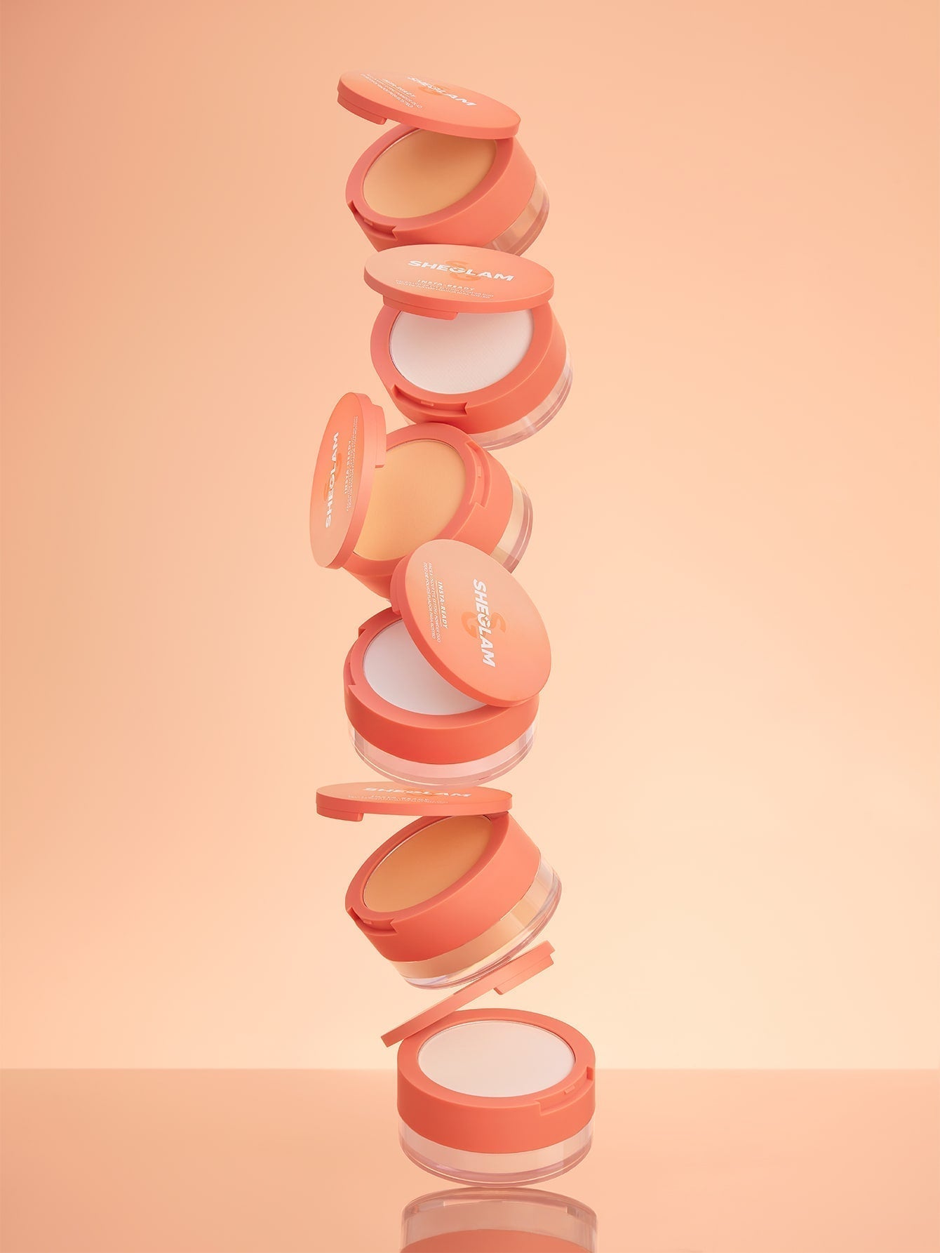 SHEGLAM Insta-Ready Face & Under Eye Setting Powder Duo - Transculent - Negative Apparel