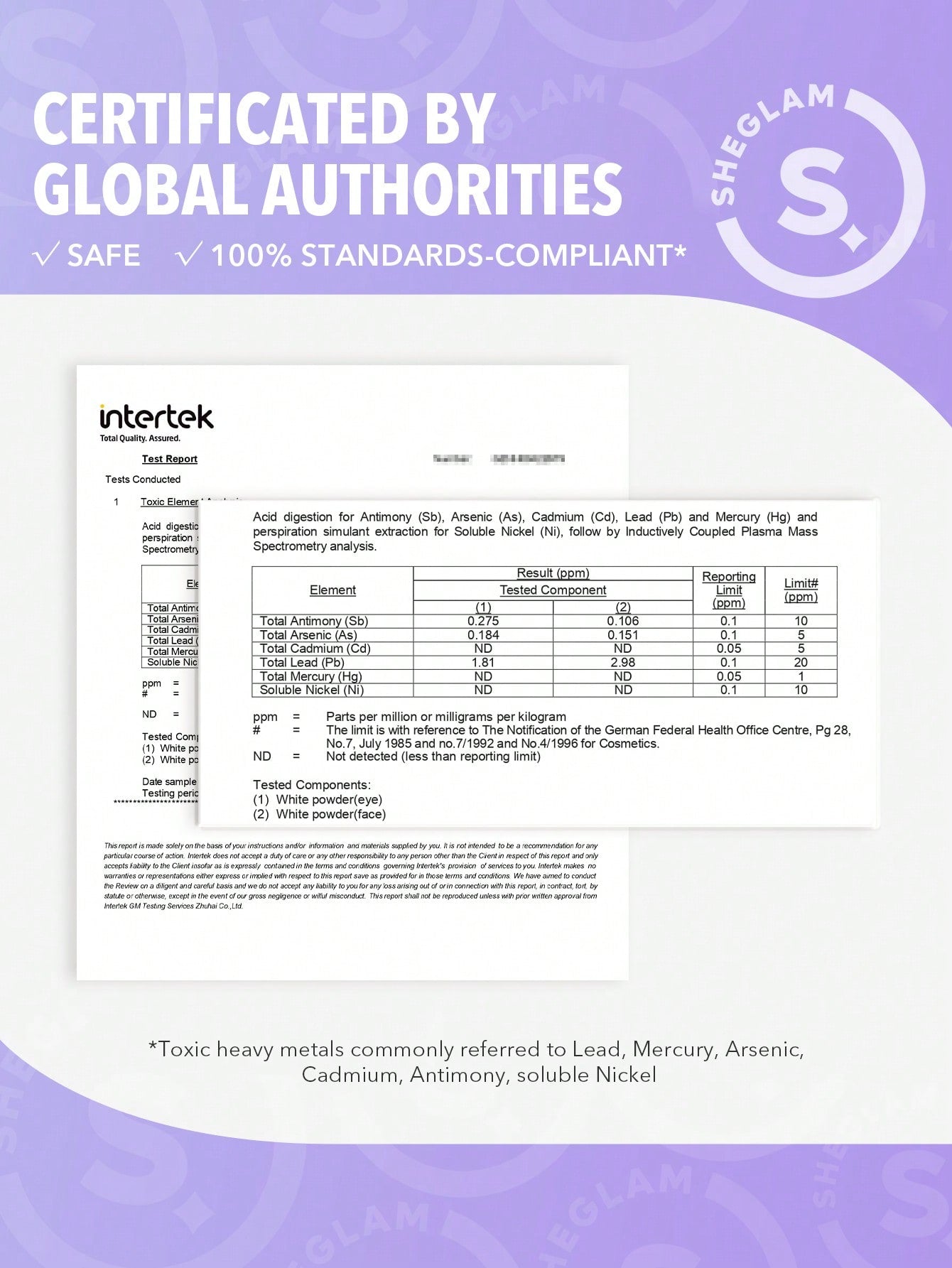 SHEGLAM Insta-Ready Face & Under Eye Setting Powder Duo - Transculent - Negative Apparel