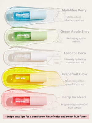 SHEGLAM Jelly Wow Hydrating Lip Oil-Loco For Coco Moisturizing Clear Lip Gloss - Negative Apparel