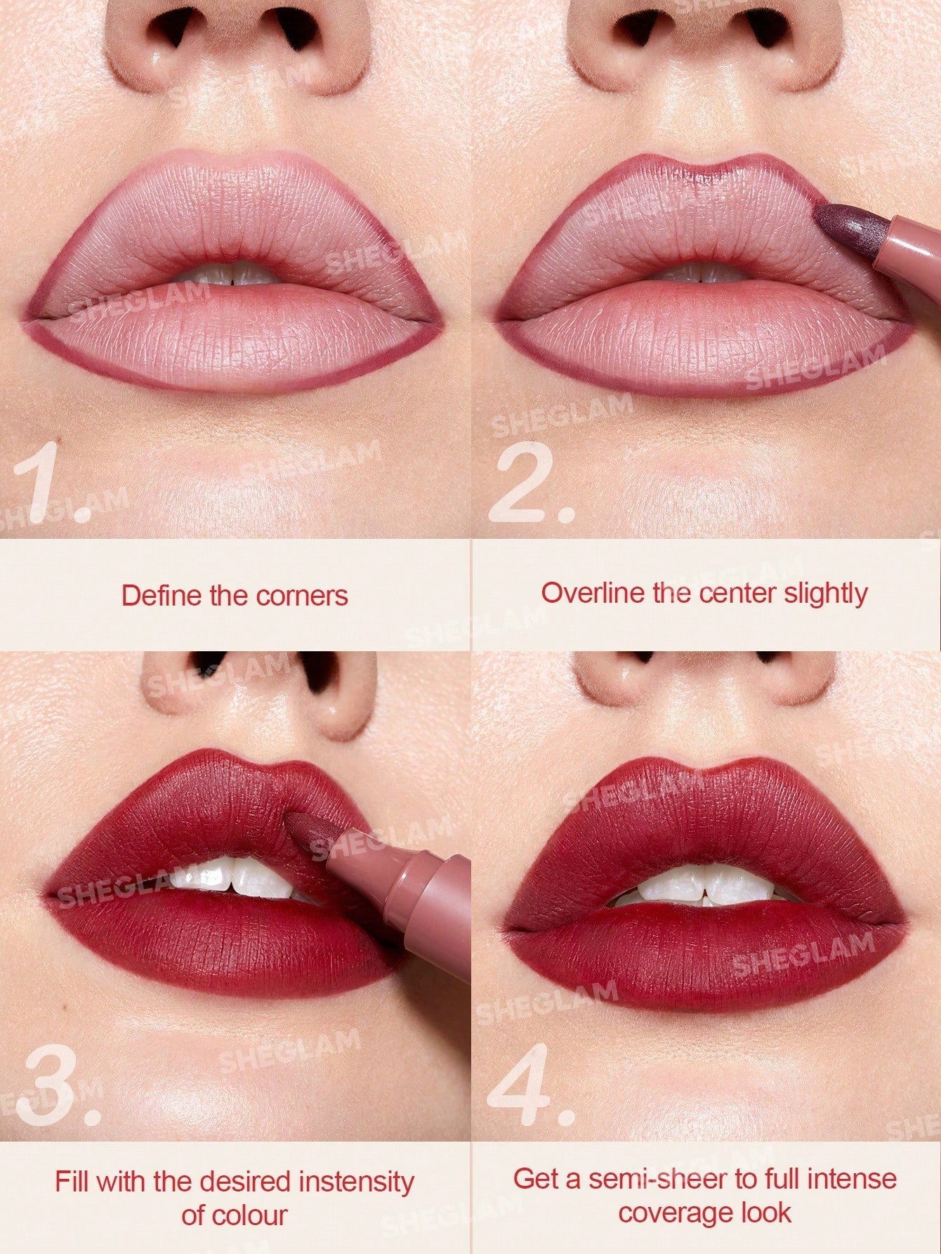 SHEGLAM Love Stained Lip Tint Marker - Negative Apparel