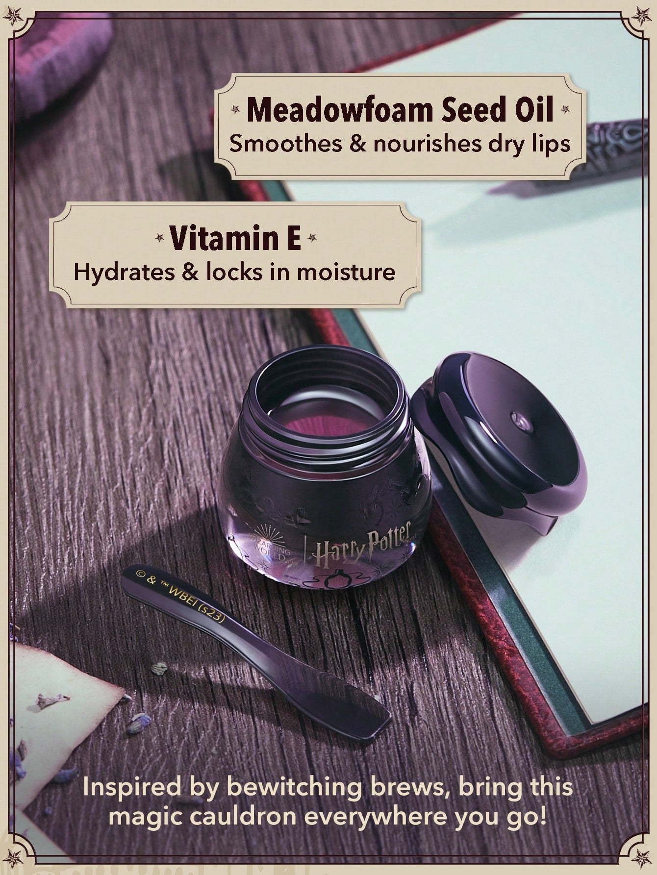 SHEGLAM Magic Cauldron Lip Mask Moisturizing Gel Lip Care Purple Lip Balm - Negative Apparel