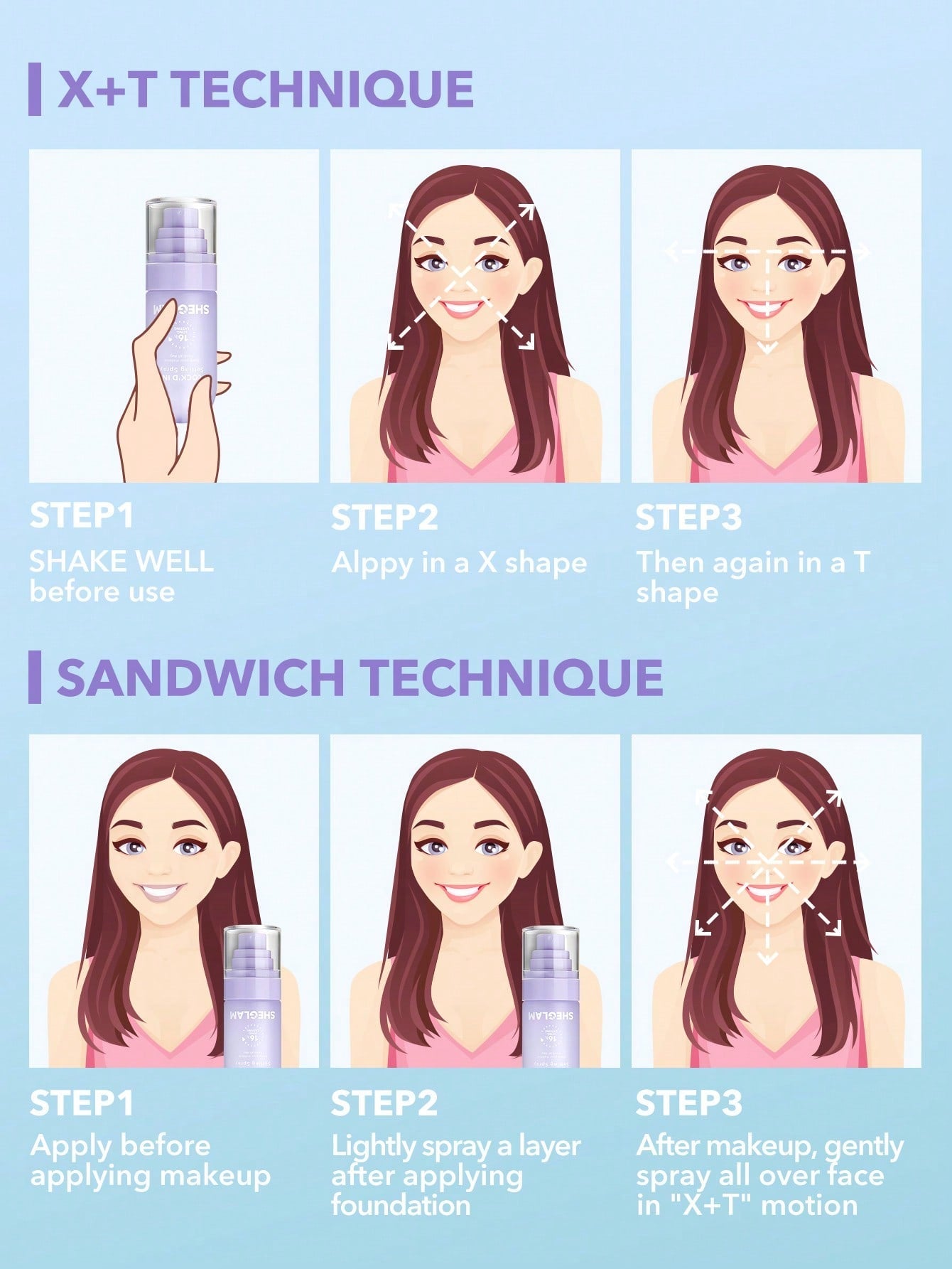 SHEGLAM Press Refresh Setting Spray - Negative Apparel