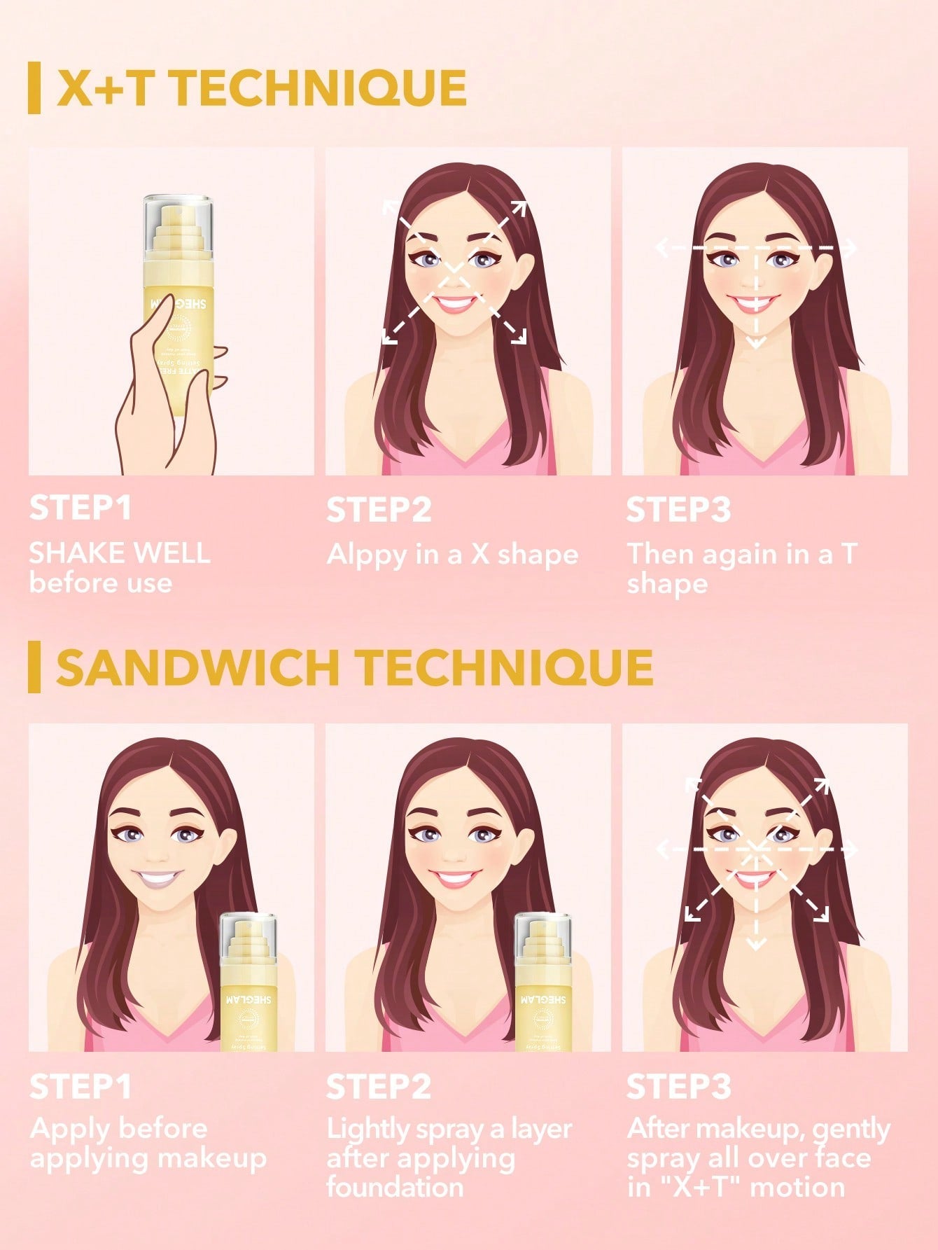 SHEGLAM Press Refresh Setting Spray - Negative Apparel