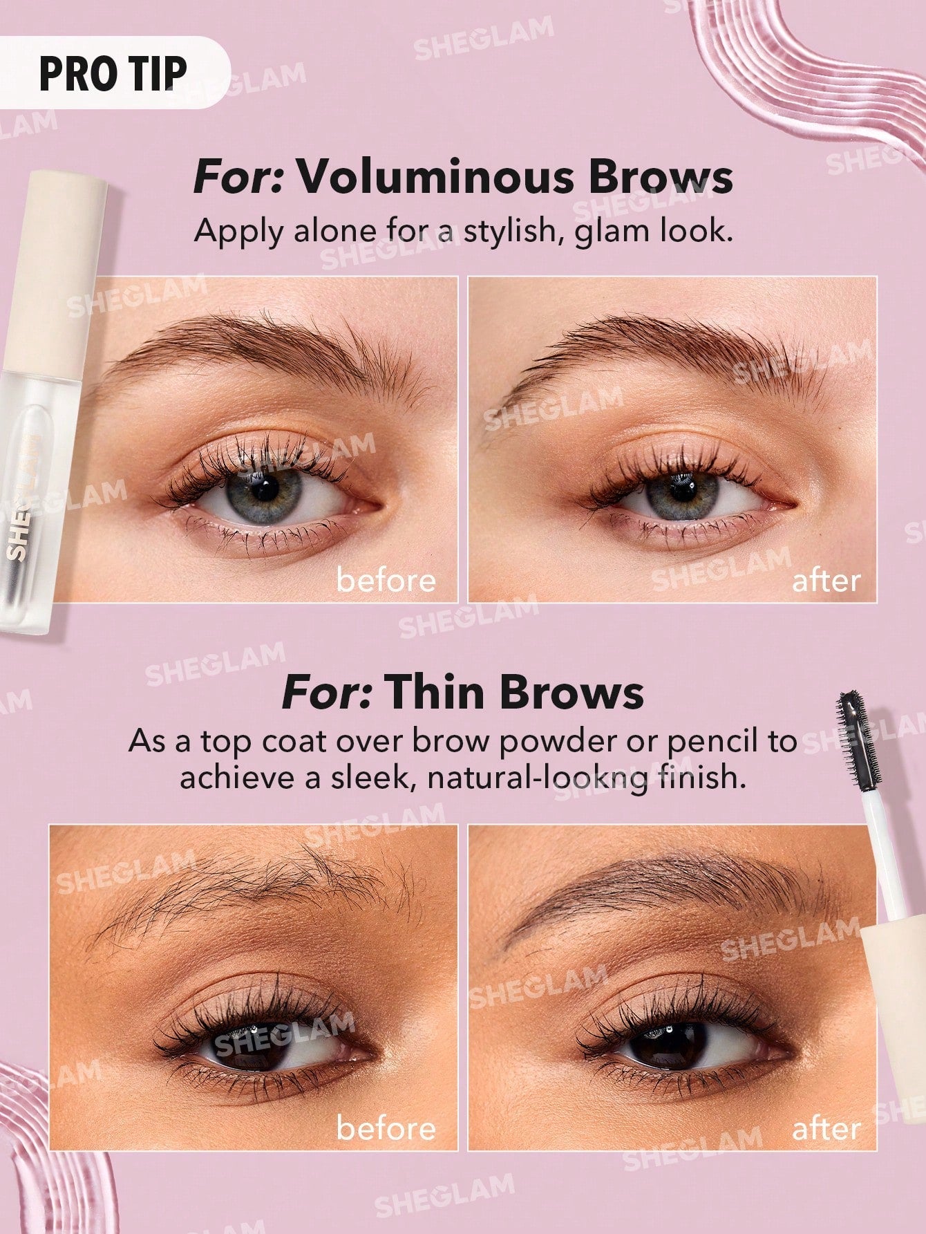 SHEGLAM Set Me Up Brow Gel - Negative Apparel