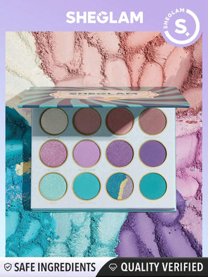 SHEGLAM Smart Cookie Palette 12-Clolor Shimmer Matte Eyeshadow Palette Warm Brown Smoky Eyes Long Lasting Ultra Pigmented Soft Smooth Blendable Eyeshadow - Negative Apparel