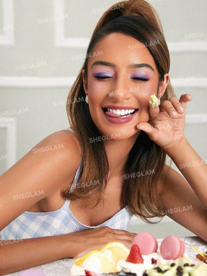 SHEGLAM Smart Cookie Palette 12-Clolor Shimmer Matte Eyeshadow Palette Warm Brown Smoky Eyes Long Lasting Ultra Pigmented Soft Smooth Blendable Eyeshadow - Negative Apparel