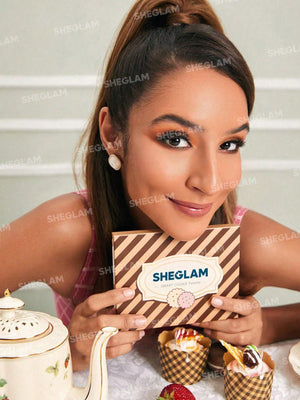 SHEGLAM Smart Cookie Palette 12-Clolor Shimmer Matte Eyeshadow Palette Warm Brown Smoky Eyes Long Lasting Ultra Pigmented Soft Smooth Blendable Eyeshadow - Negative Apparel