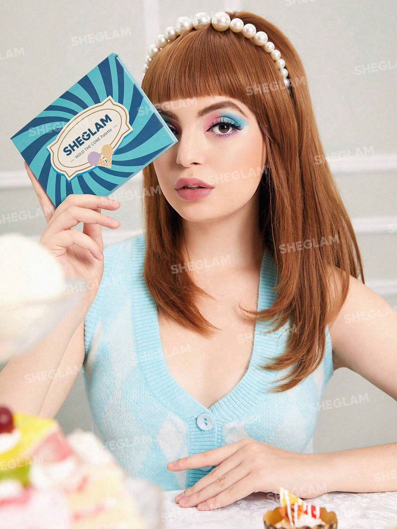 SHEGLAM Smart Cookie Palette 12-Clolor Shimmer Matte Eyeshadow Palette Warm Brown Smoky Eyes Long Lasting Ultra Pigmented Soft Smooth Blendable Eyeshadow - Negative Apparel