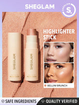 SHEGLAM Snatch 'n' Glow Stick-Vanilla Frost Cream Highlighter Makeup Stick - Negative Apparel