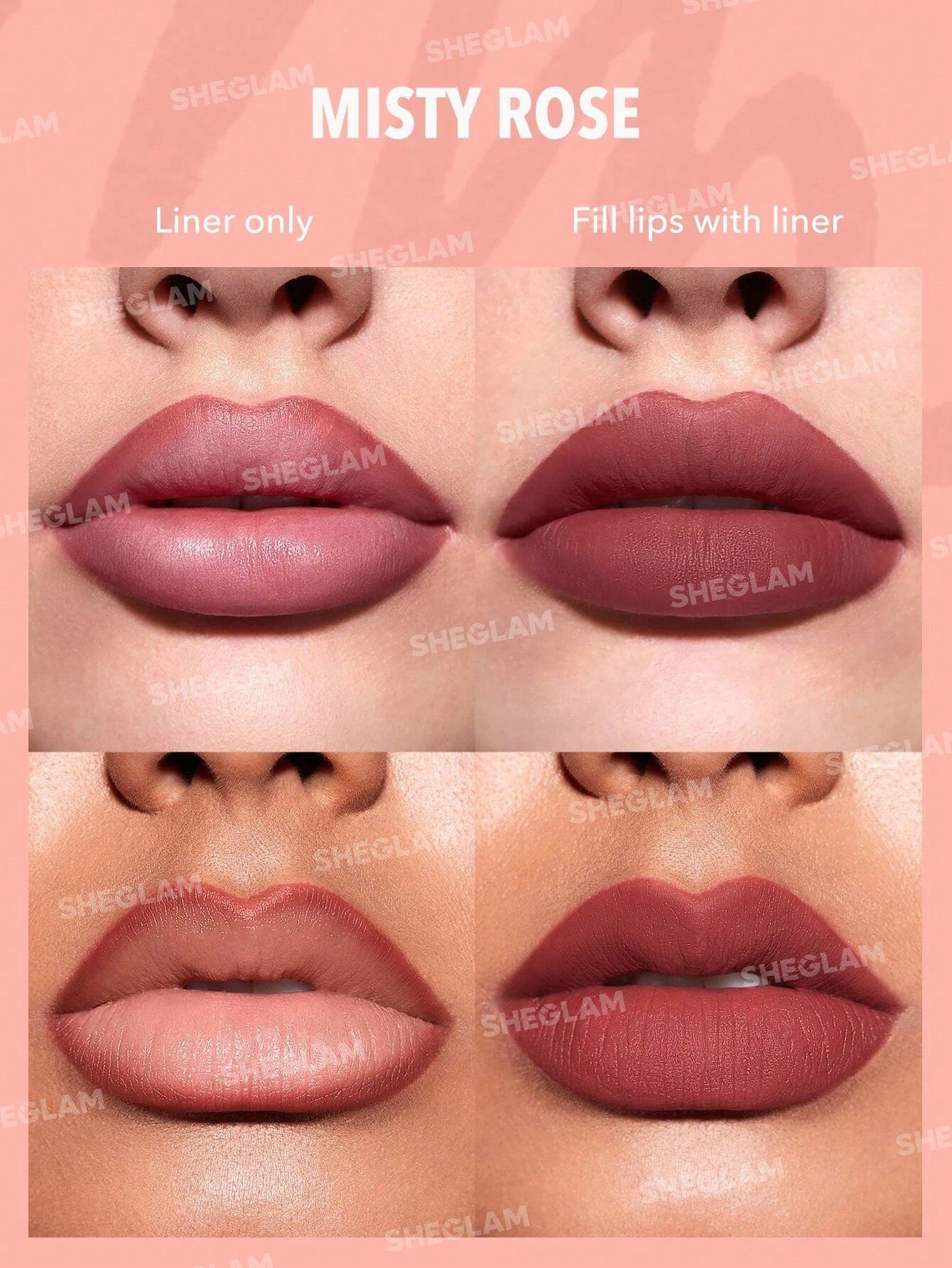 SHEGLAM So Lippy Lip Liner Set - Negative Apparel