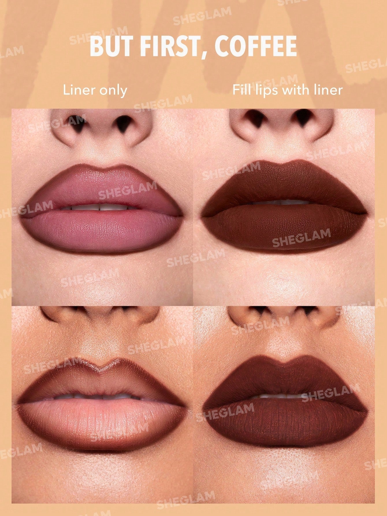 SHEGLAM So Lippy Lip Liner Set - Negative Apparel