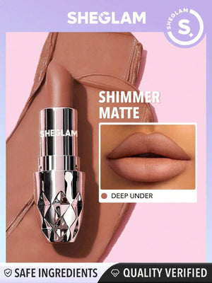 SHEGLAM Starlight Velvet Lipstick - Deep Under - Prophecy - Negative Apparel