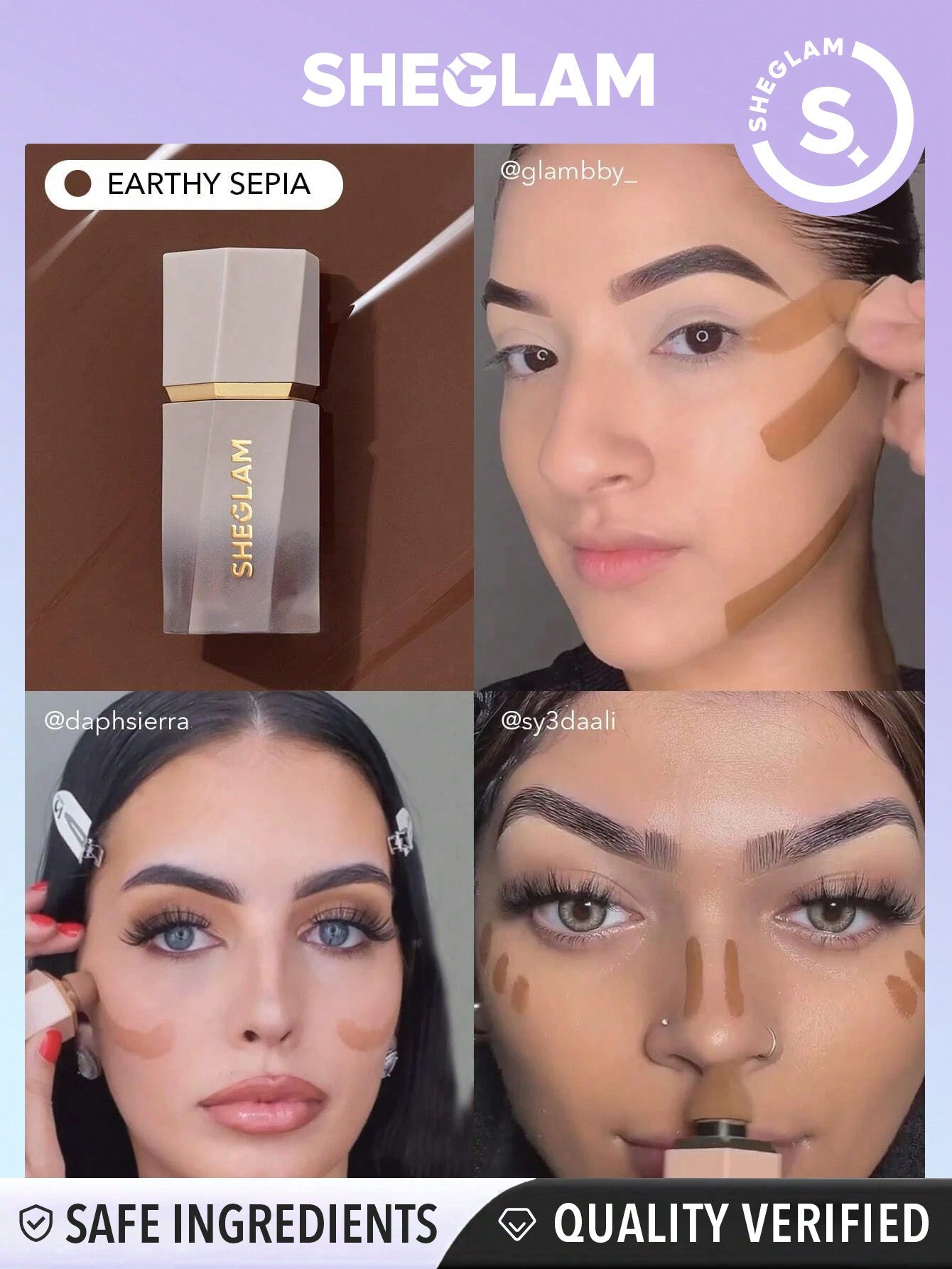 SHEGLAM Sun Sculpt Liquid Contour (Deep Shades) - Negative Apparel