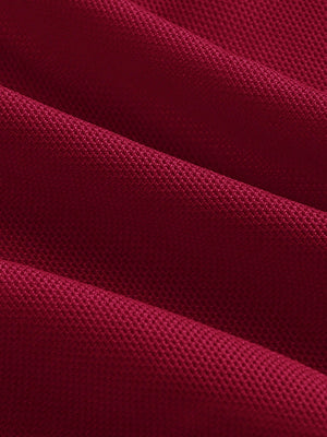 SHEIN Asymmetric Collar Fish Tail Halterneck Dress - Negative Apparel