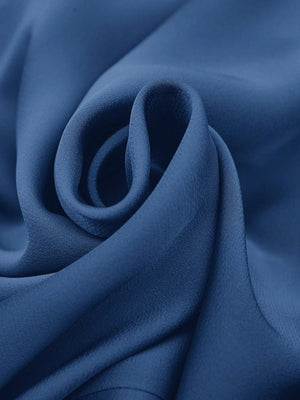 SHEIN BIZwear Keyhole Back Fold Pleated Front Solid Top - Negative Apparel