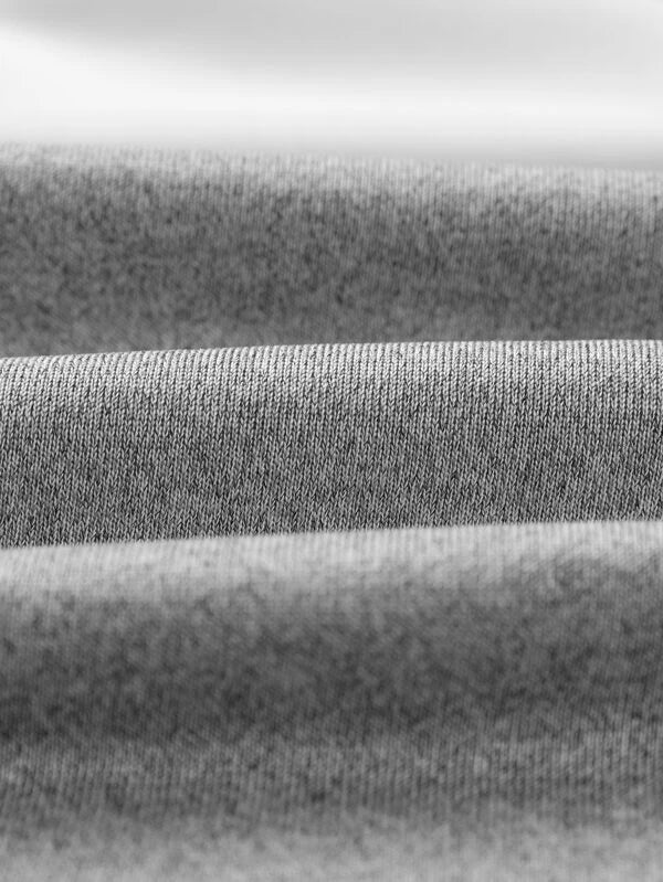 SHEIN Color-block Drawstring Hoodie - Negative Apparel