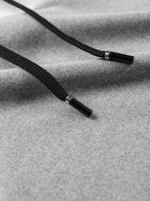 SHEIN Color-block Drawstring Hoodie - Negative Apparel