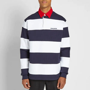 SHEIN Color Block Polo Full Sleeve Shirt - Negative Apparel