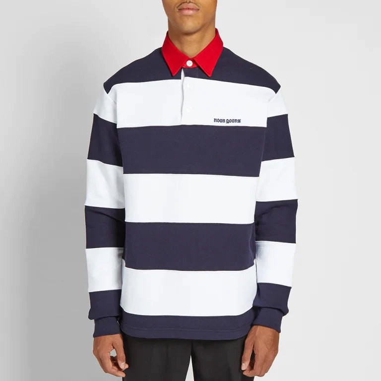 SHEIN Color Block Polo Full Sleeve Shirt - Negative Apparel