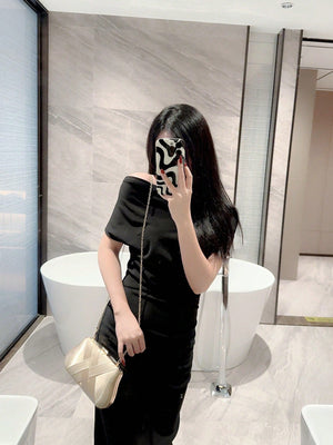 SHEIN Glitter Bling,Shiny Glamorous,Elegant Clutch Box - Negative Apparel