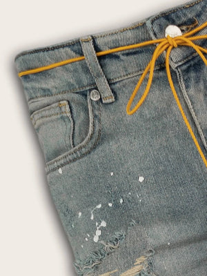 SHEIN Guys Ripped Skinny Jeans - Negative Apparel