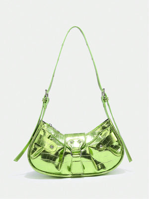 SHEIN Lightweight Portable Fashionable Gothic Style Bag - Negative Apparel