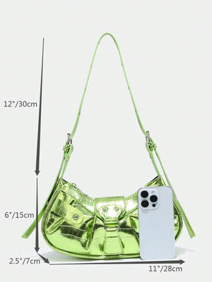 SHEIN Lightweight Portable Fashionable Gothic Style Bag - Negative Apparel