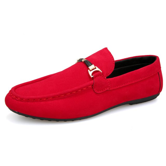 SHEIN Red Party Wear Fancy Loafers - Negative Apparel