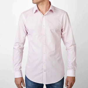 SHEIN Slim Fit Cotton Suit Shirt - Negative Apparel