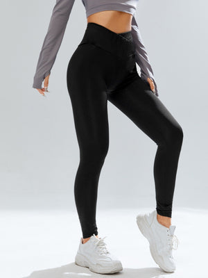 SHEIN Solid High Waist Leggings - Negative Apparel