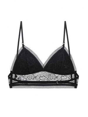 SHEIN Women's Sxy Low Waist Bra - Negative Apparel