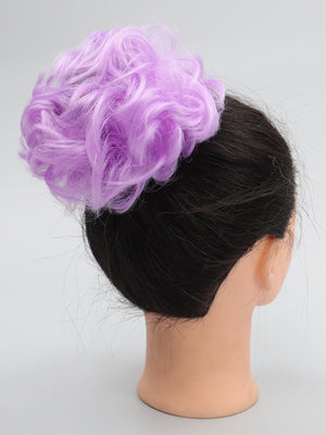 Short Curly Synthetic Hair Updo - Negative Apparel