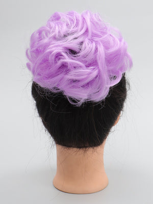 Short Curly Synthetic Hair Updo - Negative Apparel