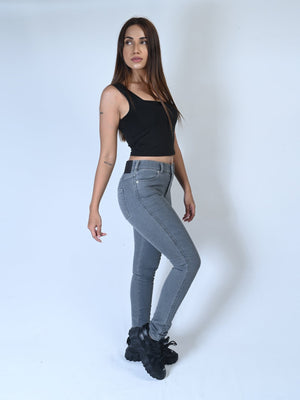 Skinny Fit Plain Jeans - Negative Apparel
